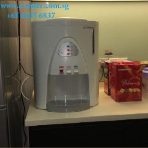 Direct pipe in table top water dispenser (37)