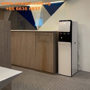 Floor standing direct pipe in water dispenser