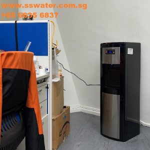 Floor standing direct pipe in water dispenser