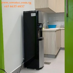 Floor standing direct pipe in water dispenser