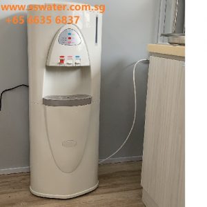 Floor standing direct pipe in water dispenser