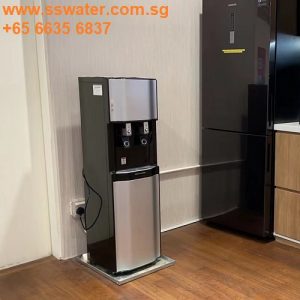 Floor standing direct pipe in water dispenser