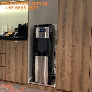 Floor standing direct pipe in water dispenser