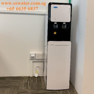 Floor standing direct pipe in water dispenser