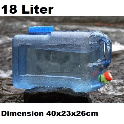 18L Water Bucket Storage Barrel Container / Car Load Water Storage